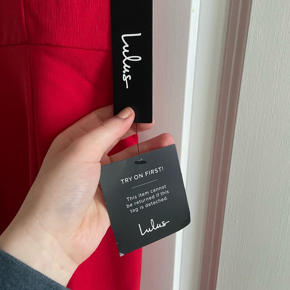 Red Lulu’s Prom dress - Picture 2 of 5